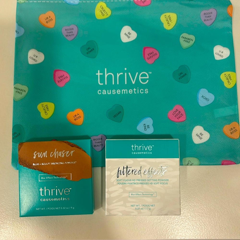NIB bronzer and setting powder Thrive Causemetics